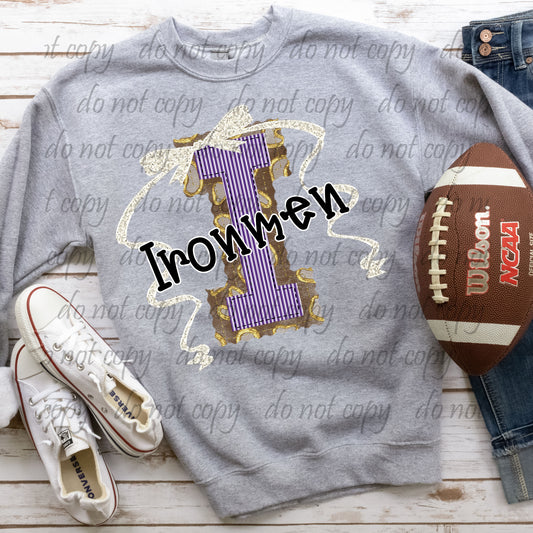 Ironmen ~ Leopard Prepster ~ 25SAG ~ DTF Transfer