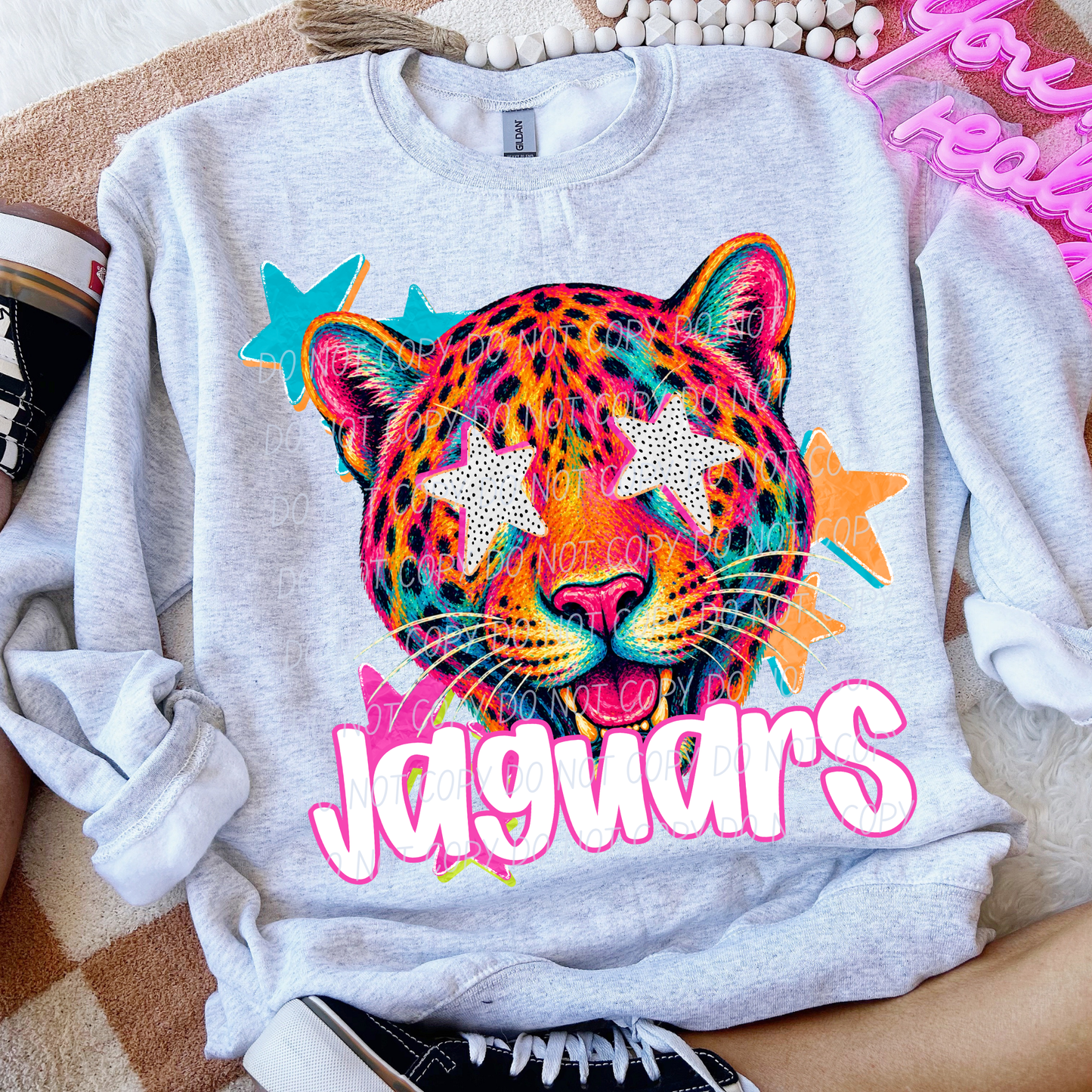 Jaguars ~ Pop Art ~ 26CSD ~ DTF Transfer