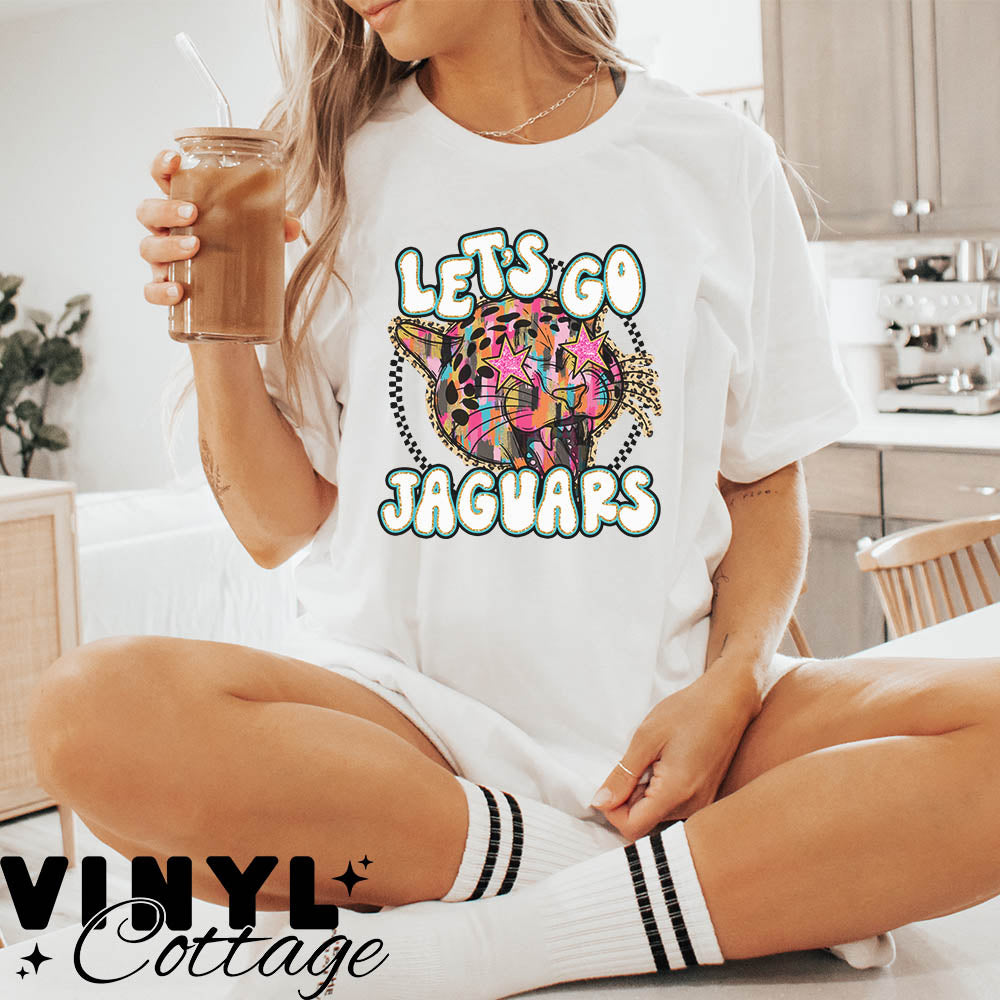 Painted Mascot ~ Jaguars ~ DTF Transfer