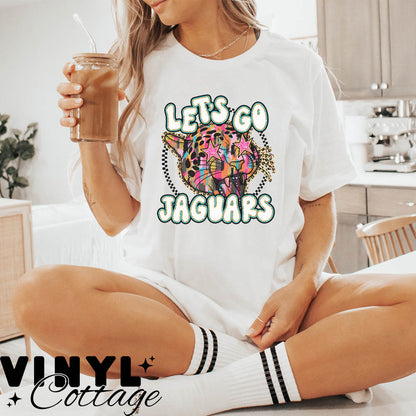 Painted Mascot ~ Jaguars ~ DTF Transfer