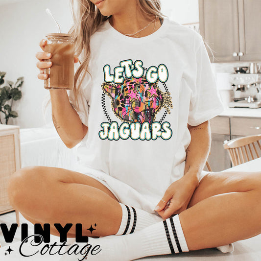 Painted Mascot ~ Jaguars ~ DTF Transfer