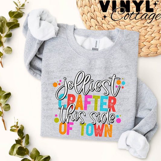 Jolliest Crafter ~ DTF Transfer