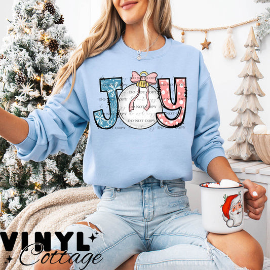 Joy Blue ~ DTF Transfer