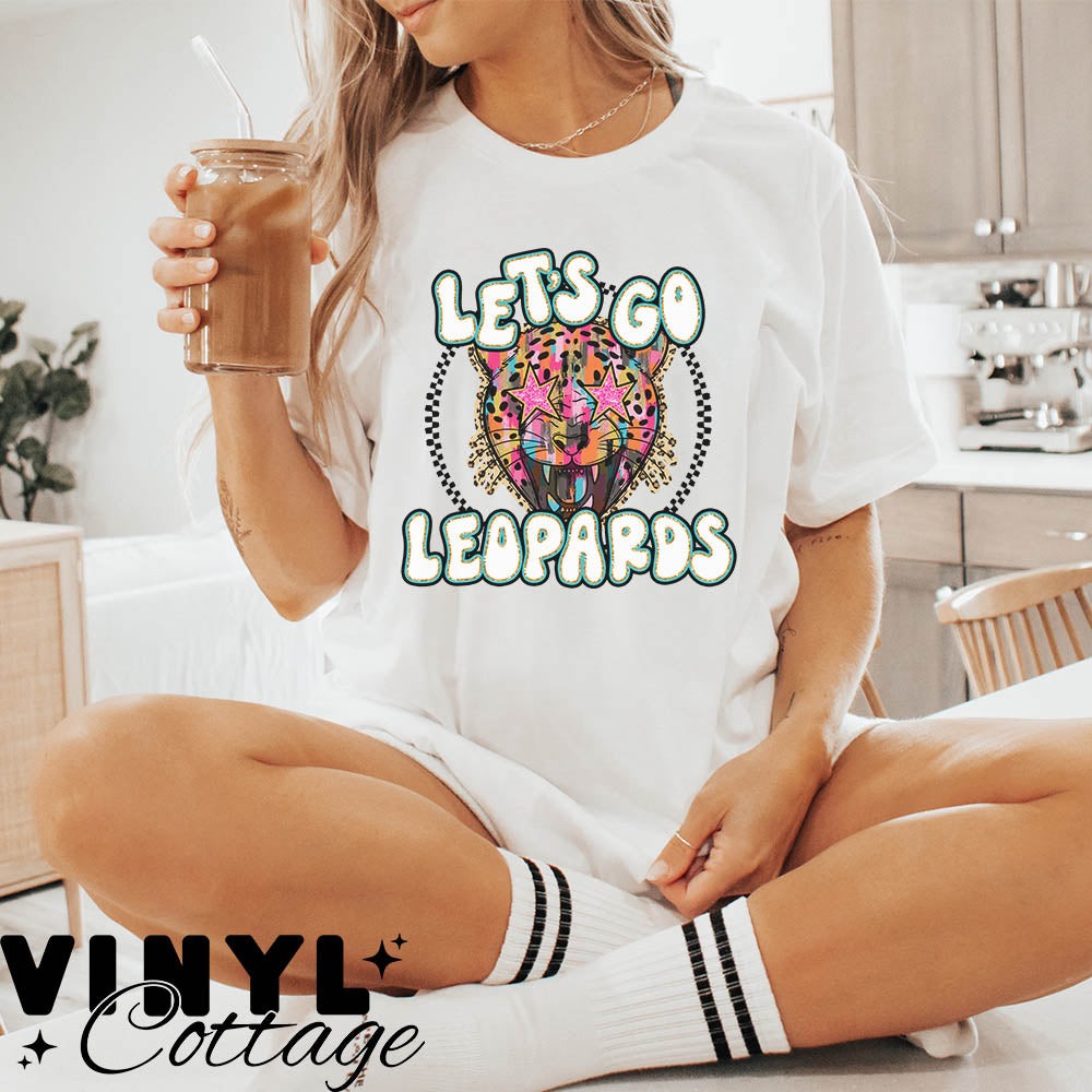 Painted Mascot ~ Leopards ~ DTF Transfer