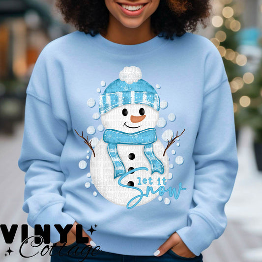 Let It Snow ~ DTF Transfer