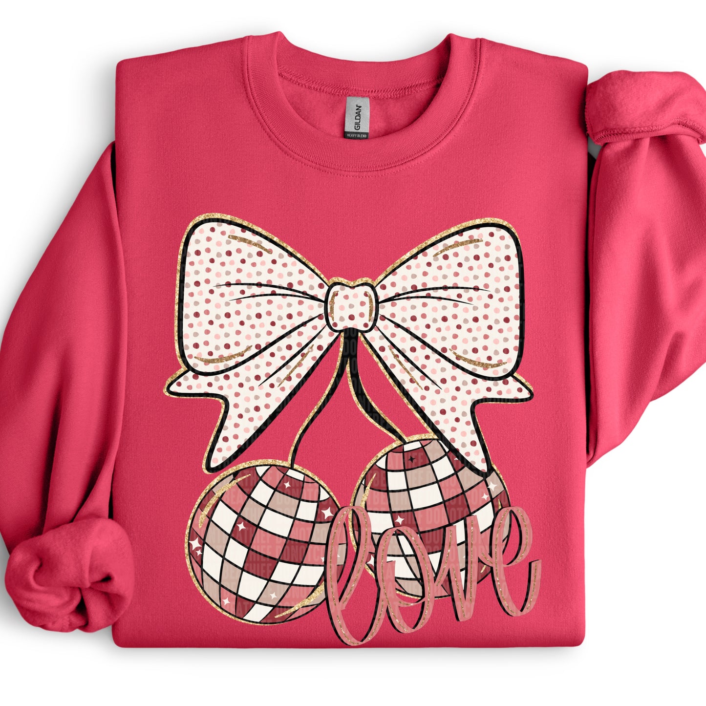 Love Bow Cherries ~ 25SDD12 ~ DTF Transfer