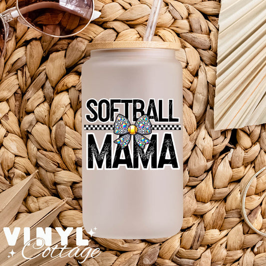 Softball Mama ~ UV DTF DECAL