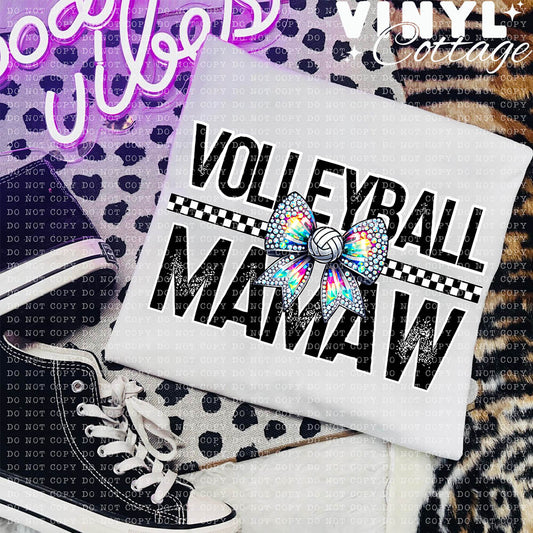 Volleyball Mamaw ~ DTF Transfer