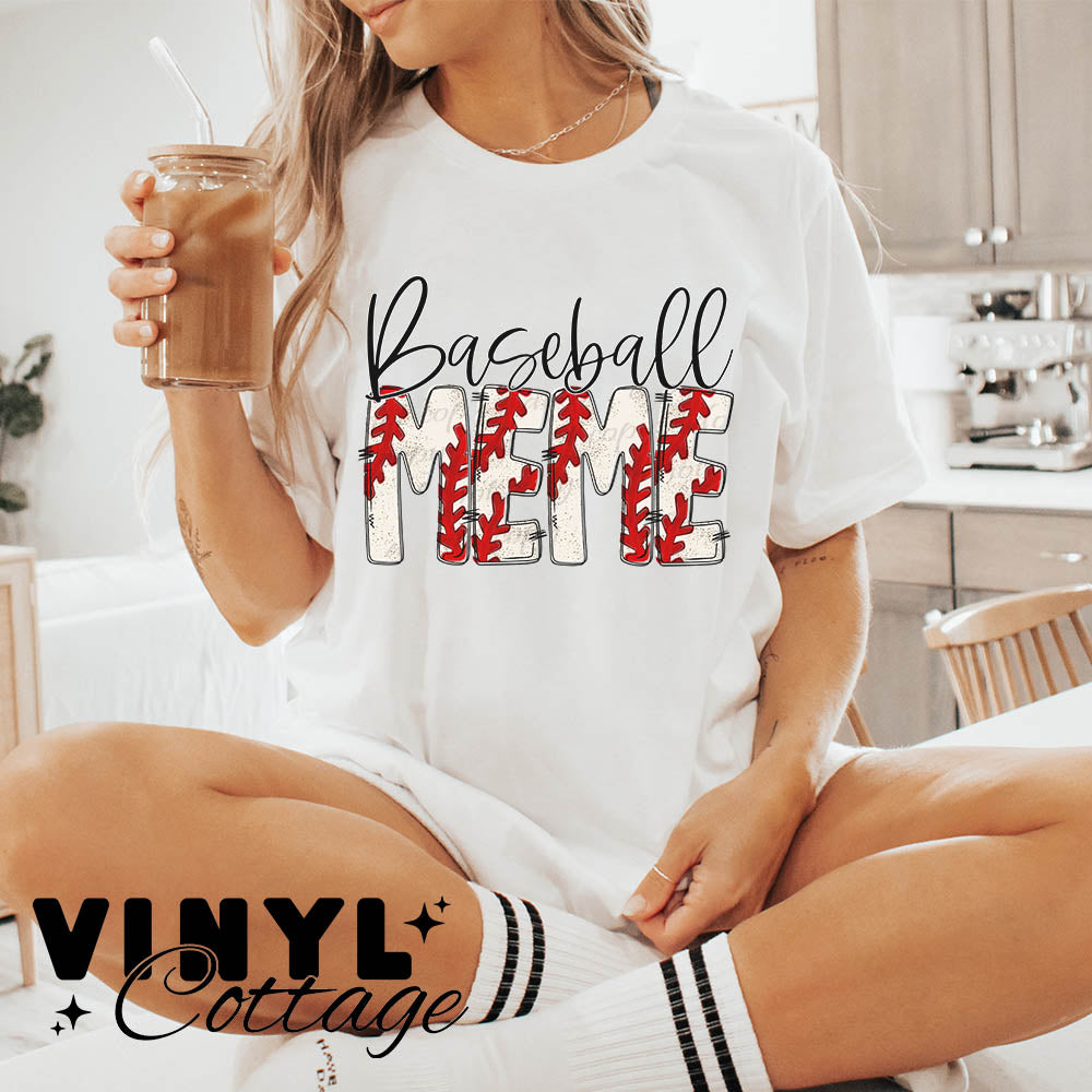 Baseball Meme ~ Baseball Names ~ DTF Transfer