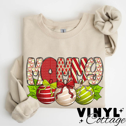 Christmas Bell ~ Mommy ~ DTF Transfer