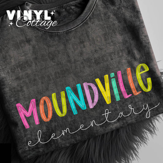 Moundville Elementary ~ Bright Lines ~ DTF Transfer