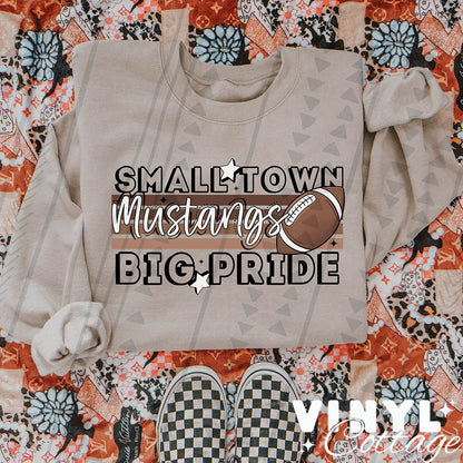 Small Town ~ Mustangs ~ DTF Transfer
