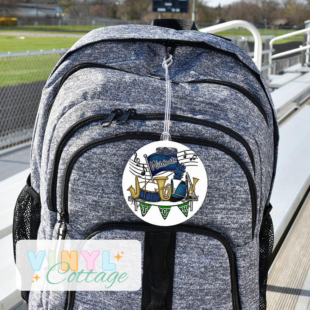 Marching Band Bag Tags ~ Customized