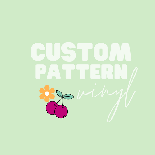 CUSTOM PATTERN VINYL ~ CT02