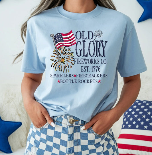 Old Glory Fireworks ~ 25SAG ~ DTF Transfers