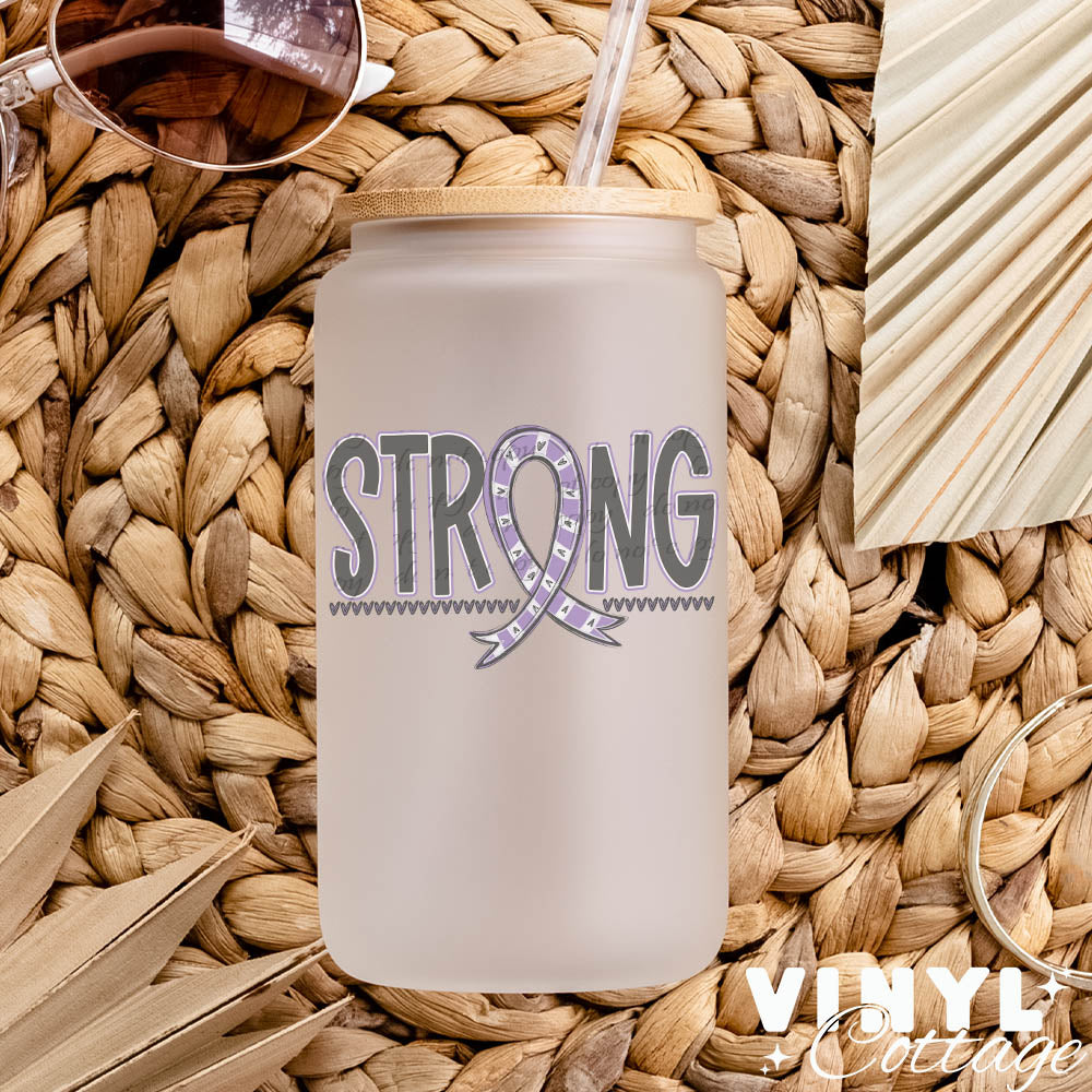 Strong Ribbon ~ Orchid ~ UV DTF DECAL – Vinyl Cottage