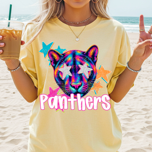 Panthers ~ Pop Art ~ 26CSD ~ DTF Transfer