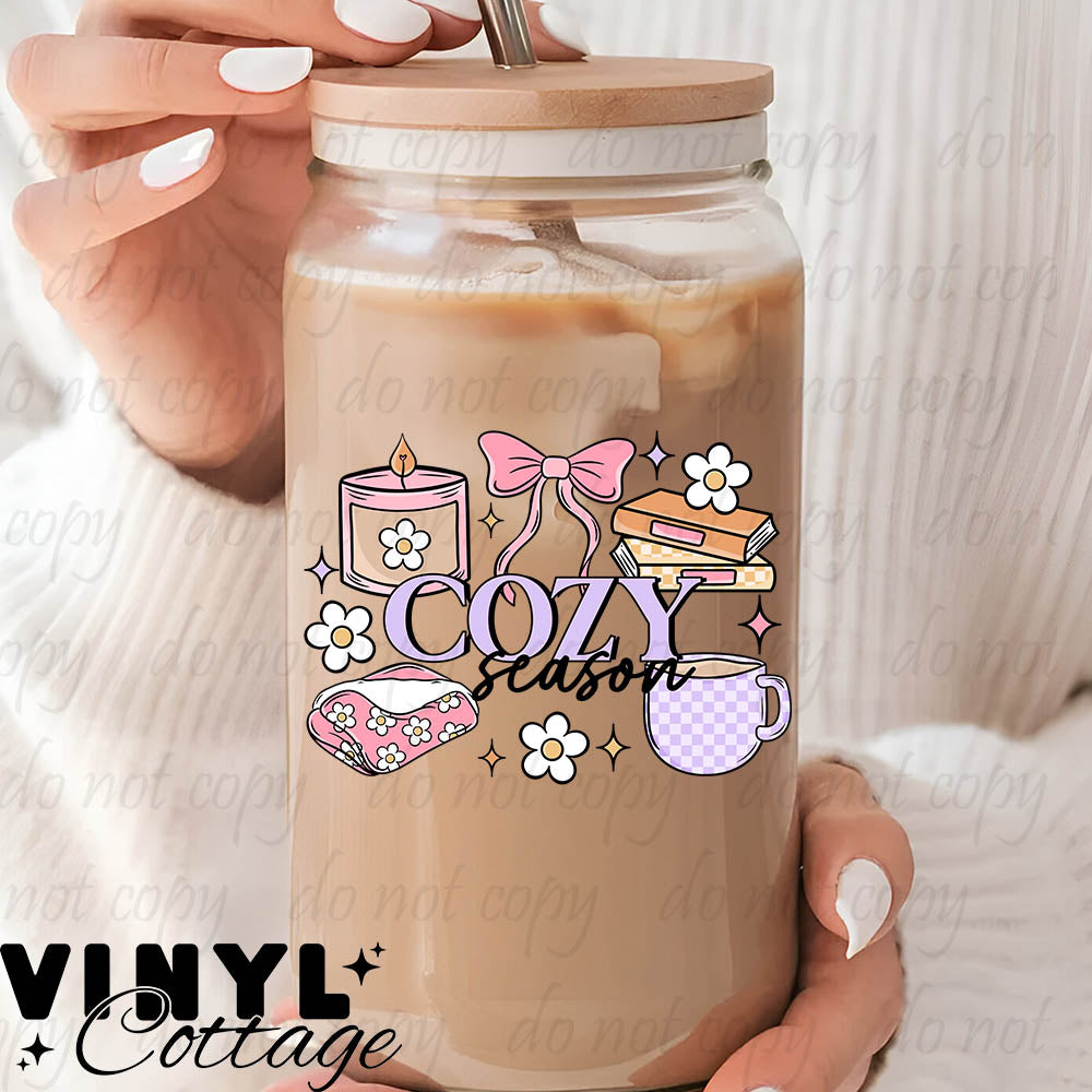 Pink and Cozy ~ UV DTF DECAL – Vinyl Cottage