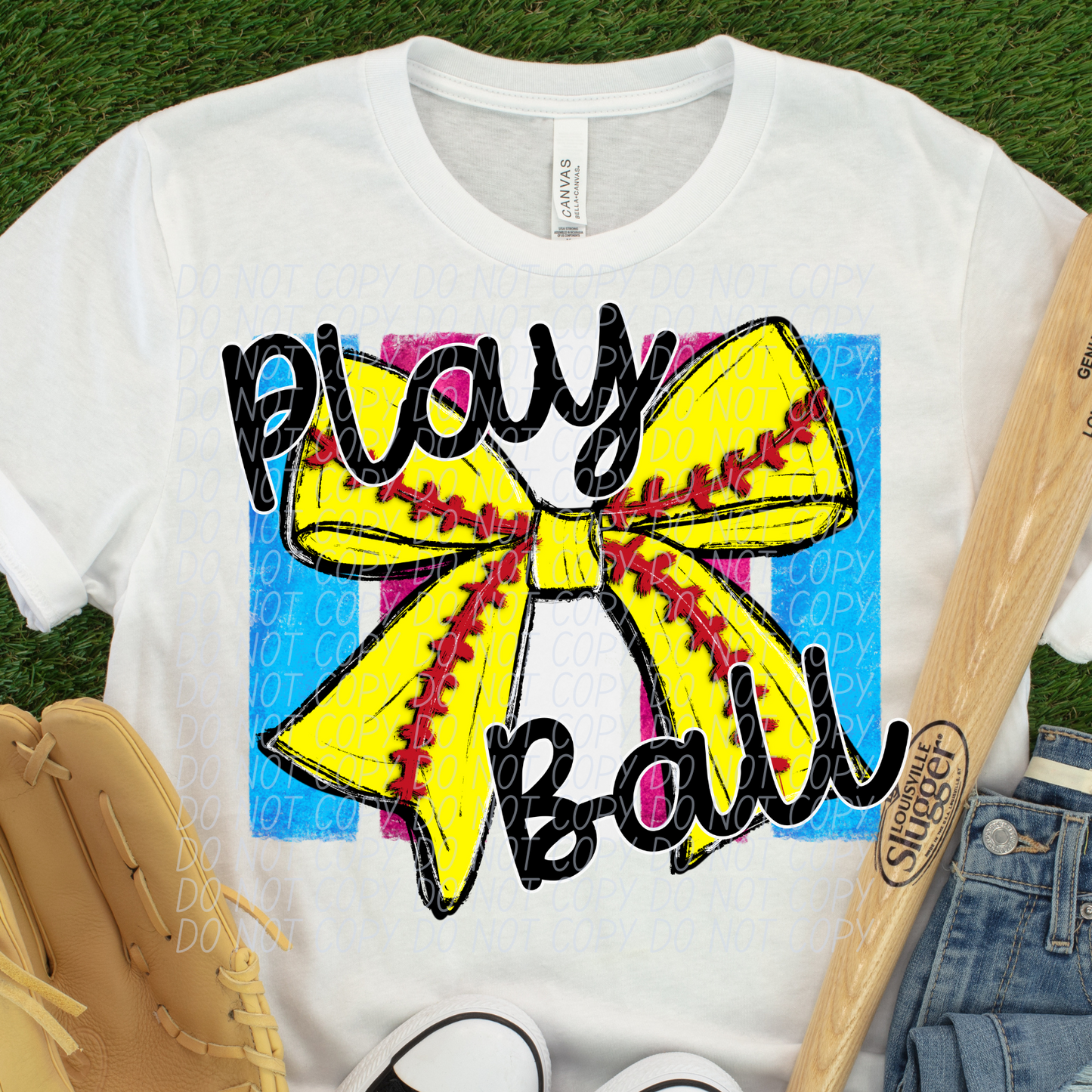 Softball Play Ball2 ~ CSD26 ~ DTF Transfer