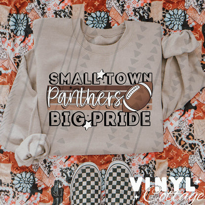 Small Town ~ Panthers ~ DTF Transfer