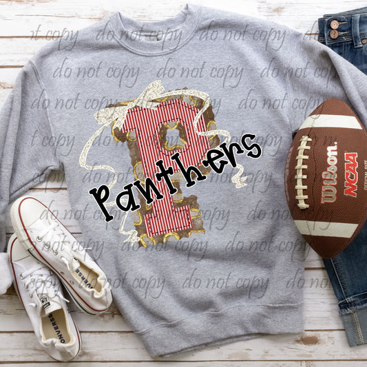 Panthers ~ Leopard Prepster ~ 25SAG ~ DTF Transfer