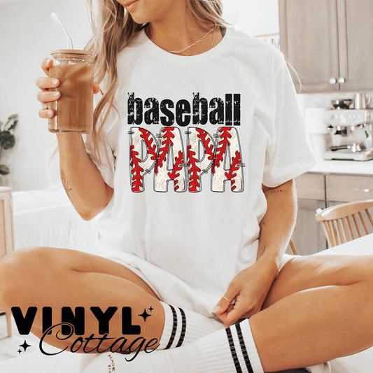 Baseball Papa ~ Baseball Names ~ DTF Transfer