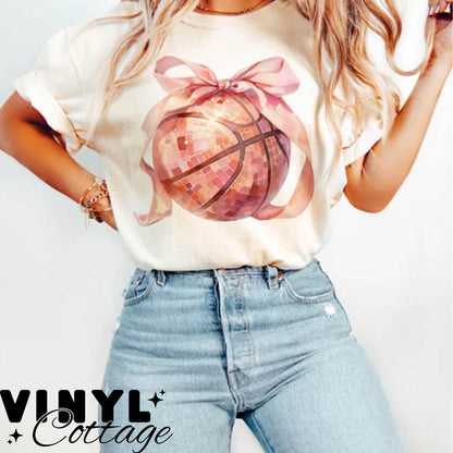 Pink Basketball ~ DTF Transfer