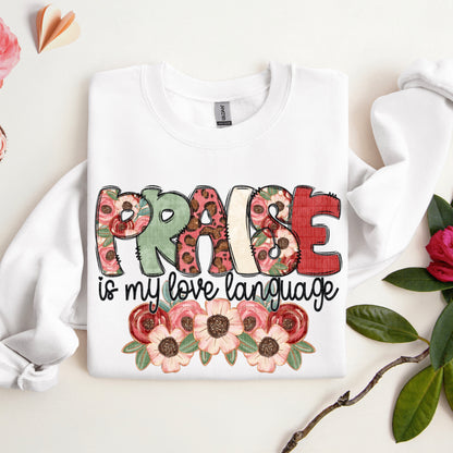 Praise is my Love Language ~ 25SDD12 ~ DTF Transfer