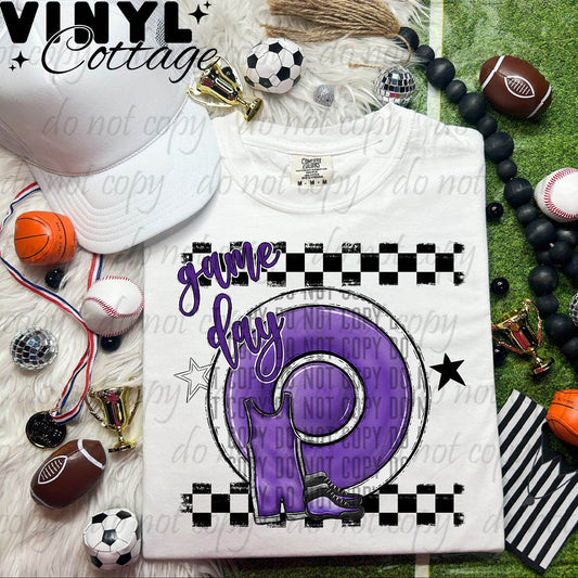 Purple Wrestling ~ DTF Transfer