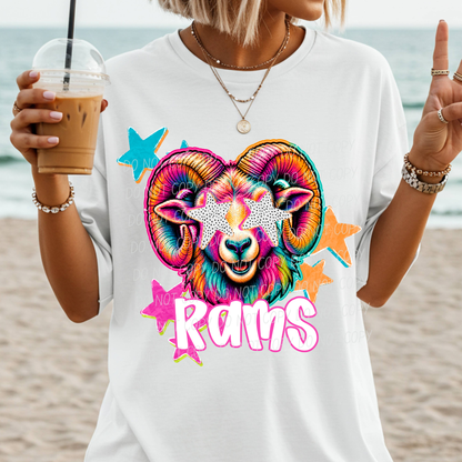 Rams ~ Pop Art ~ 26CSD ~ DTF Transfer