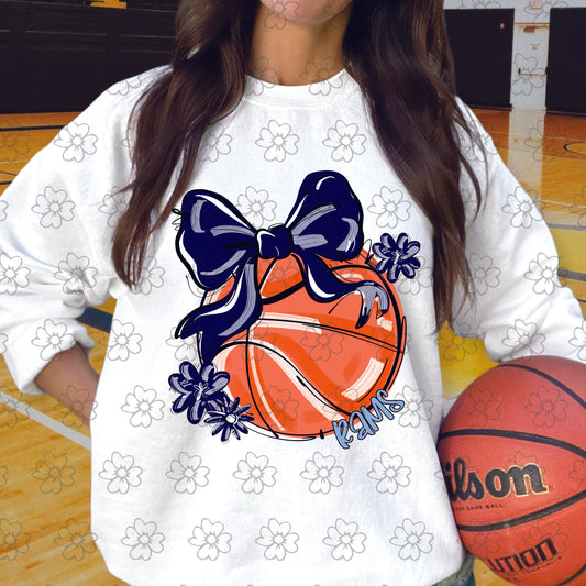 Rams ~ Play Ball Basketball ~ SAG25 ~ DTF Transfer