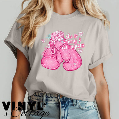 She Is Strong and Courageous ~ DTF Transfer