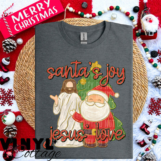 Santa's Joy ~ DTF Transfer