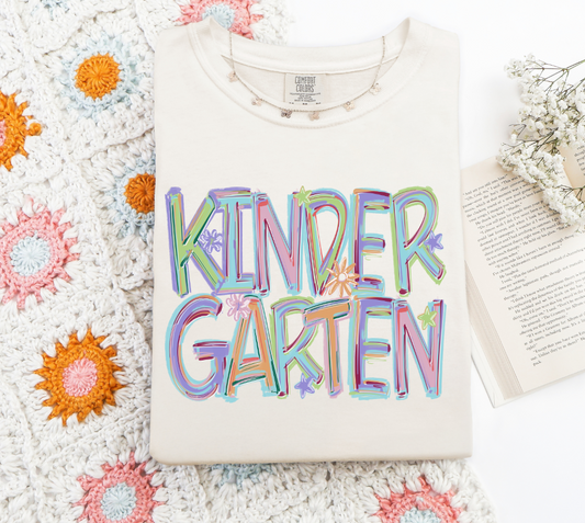Kindergarten ~ Tilted ~ 25SAG ~ DTF Transfers