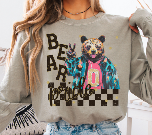 Bears ~ Grunge Mascot ~ SAG25 ~ DTF Transfer