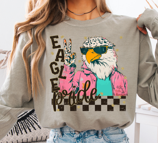 Eagles ~ Grunge Mascot ~ SAG25 ~ DTF Transfer