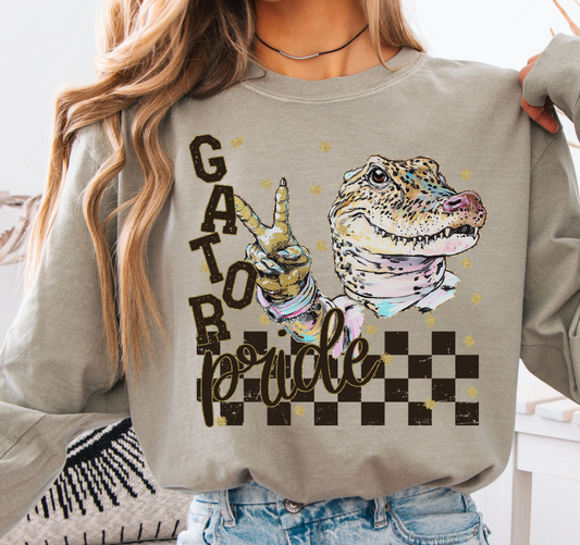 Gators ~ Grunge Mascot ~ SAG25 ~ DTF Transfer