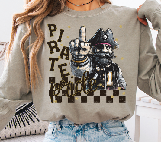 Pirates ~ Grunge Mascot ~ SAG25 ~ DTF Transfer