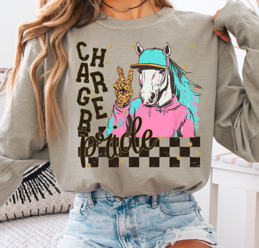 Chargers ~ Grunge Mascot ~ SAG25 ~ DTF Transfer