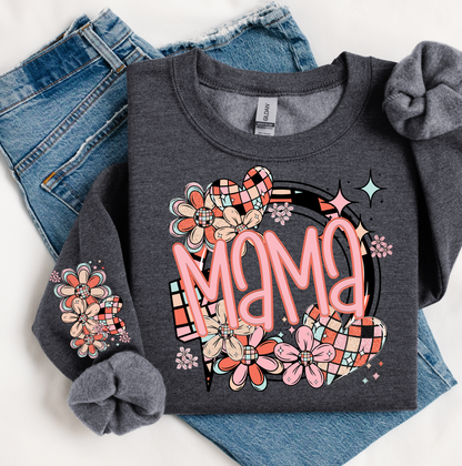Mama ~ Daisy Heat Name ~ SAG26 ~ DTF Transfer ~ SLEEVE NOT INCLUDED