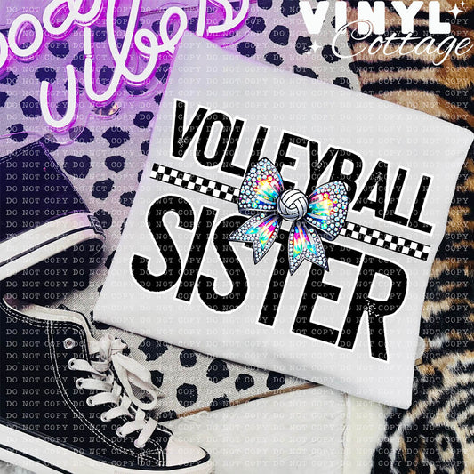 Volleyball Sister ~ DTF Transfer