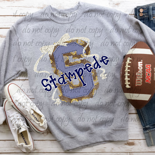 Stampede ~ Leopard Prepster ~ 25SAG ~ DTF Transfer