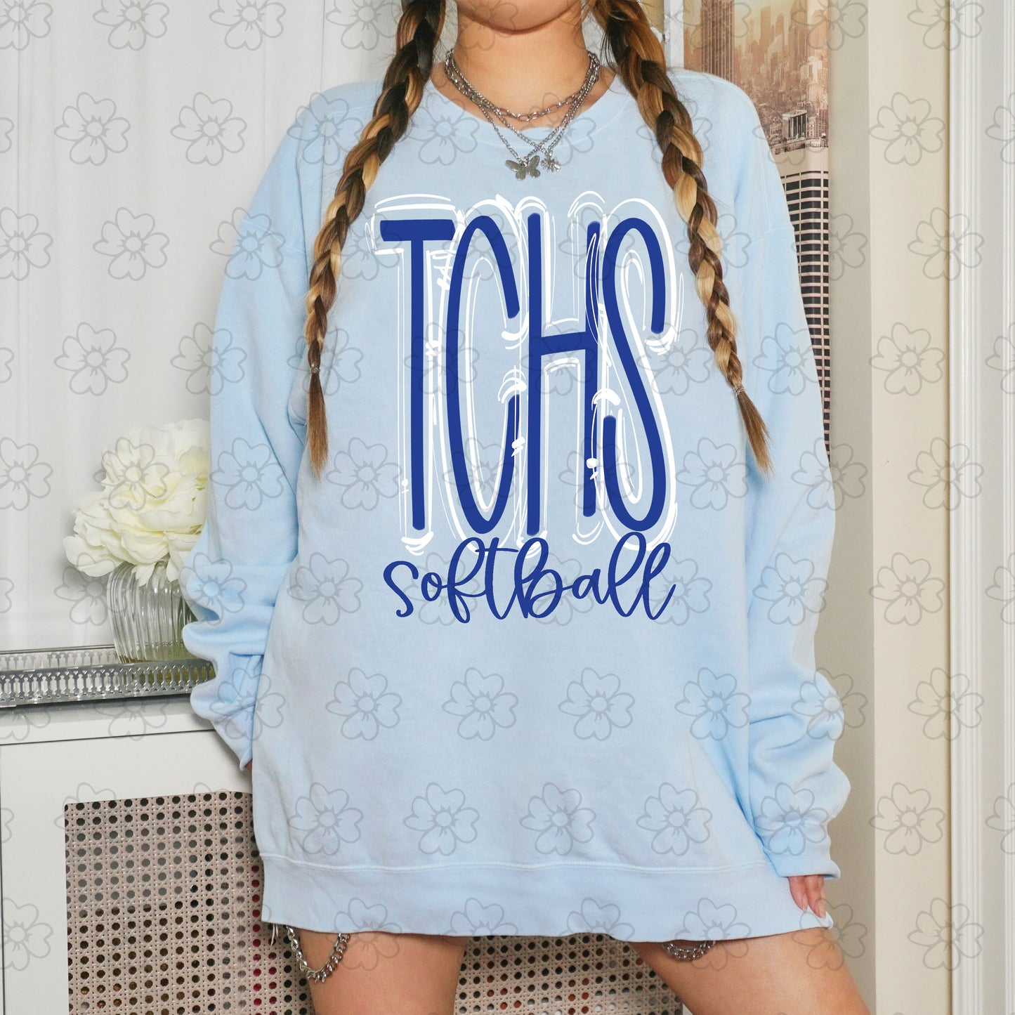 TCHS Softball ~ Spaced Out ~ SAG26 ~ DTF Transfer