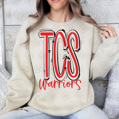 TCS Warriors ~ Spaced Out ~ SAG26 ~ DTF Transfer