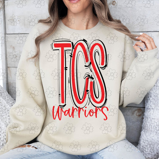 TCS Warriors ~ Spaced Out ~ SAG26 ~ DTF Transfer