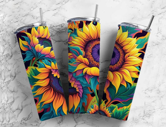 Colorful Sunflowers ~ TW59