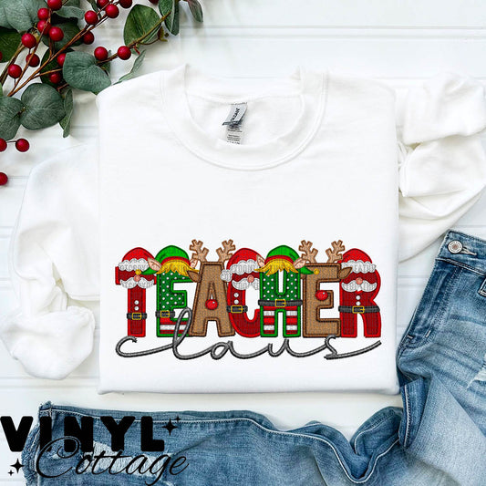 Claus ~ Teacher ~ DTF Transfer