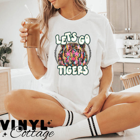 Painted Mascot ~ Tigers ~ DTF Transfer