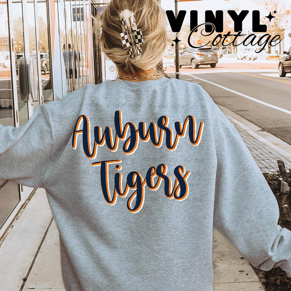 Tigers Blue ~ DTF Transfer