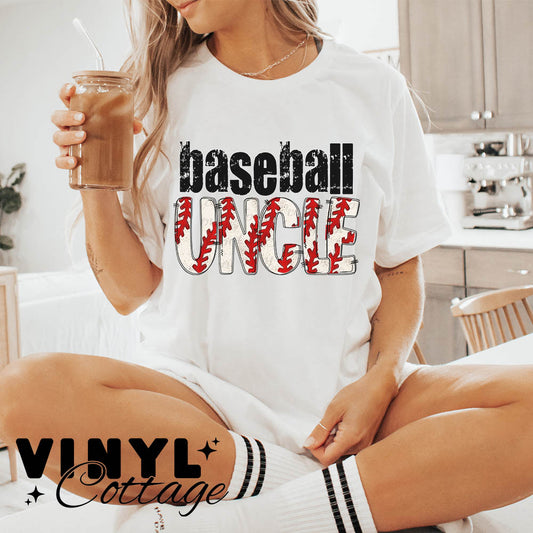 Baseball Uncle ~ Baseball Names ~ DTF Transfer